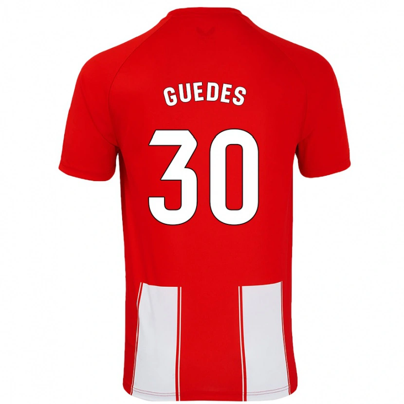 Danxen Kinder Gui Guedes #30 Rot Weiß Heimtrikot Trikot 2024/25 T-Shirt Schweiz