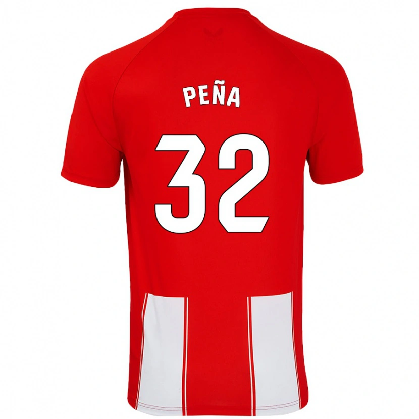 Danxen Kinder Marcos Peña #32 Rot Weiß Heimtrikot Trikot 2024/25 T-Shirt Schweiz