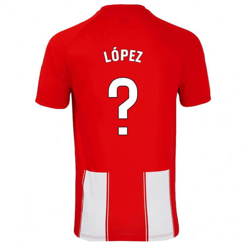 Danxen Kinder Jesús López #0 Rot Weiß Heimtrikot Trikot 2024/25 T-Shirt Schweiz