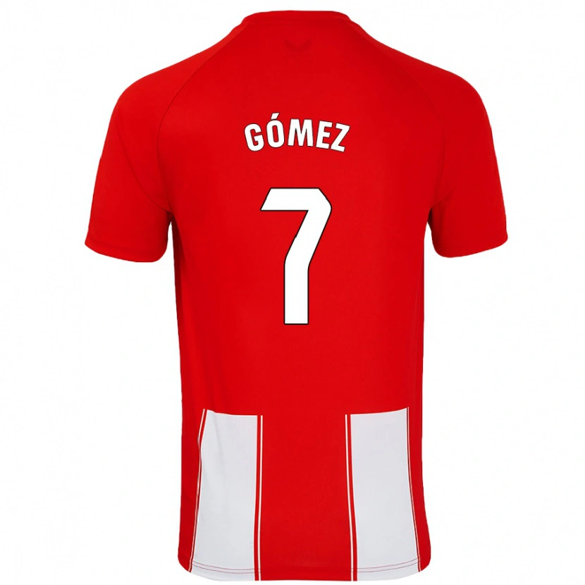 Danxen Kinder Valen Gómez #7 Rot Weiß Heimtrikot Trikot 2024/25 T-Shirt Schweiz