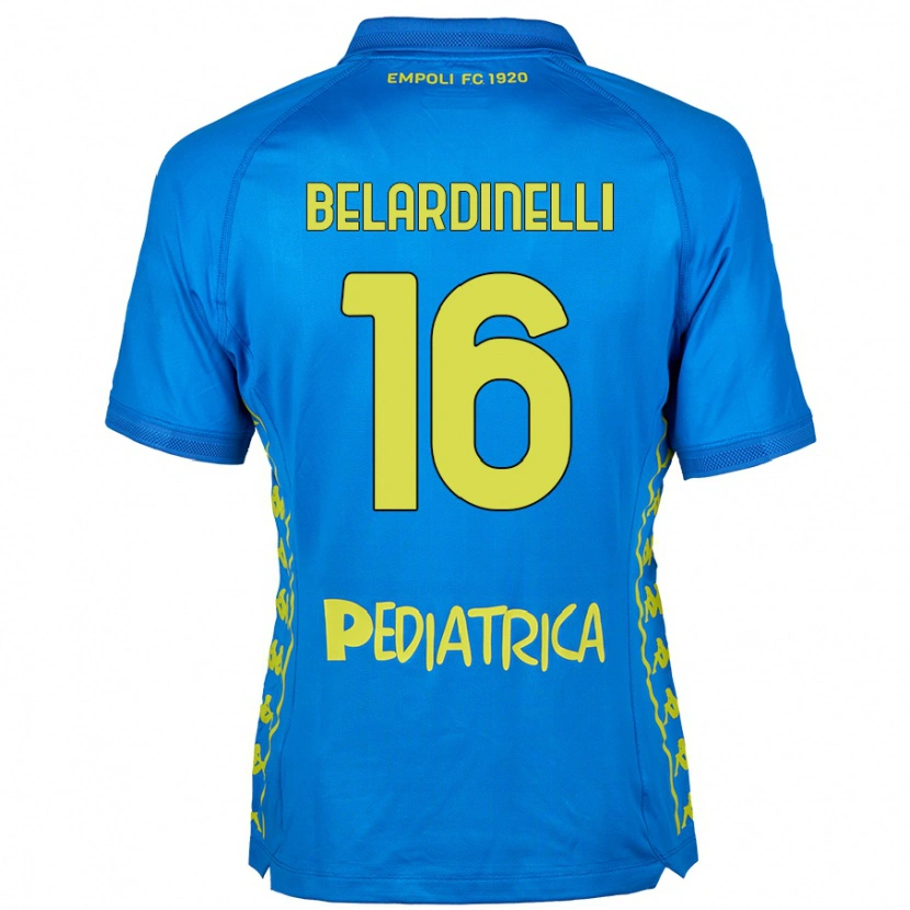 Danxen Kinder Luca Belardinelli #16 Blau Heimtrikot Trikot 2024/25 T-Shirt Schweiz