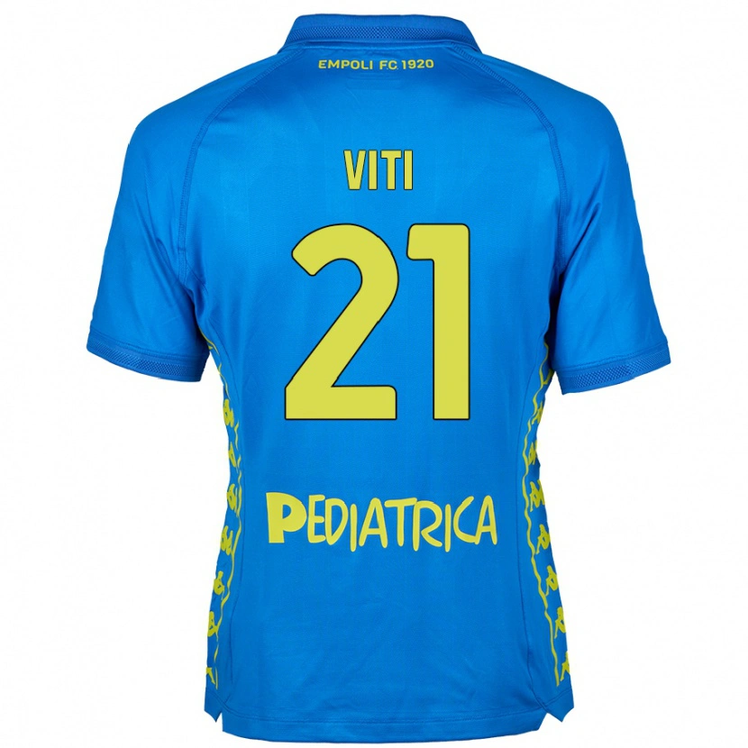 Danxen Kinder Mattia Viti #21 Blau Heimtrikot Trikot 2024/25 T-Shirt Schweiz