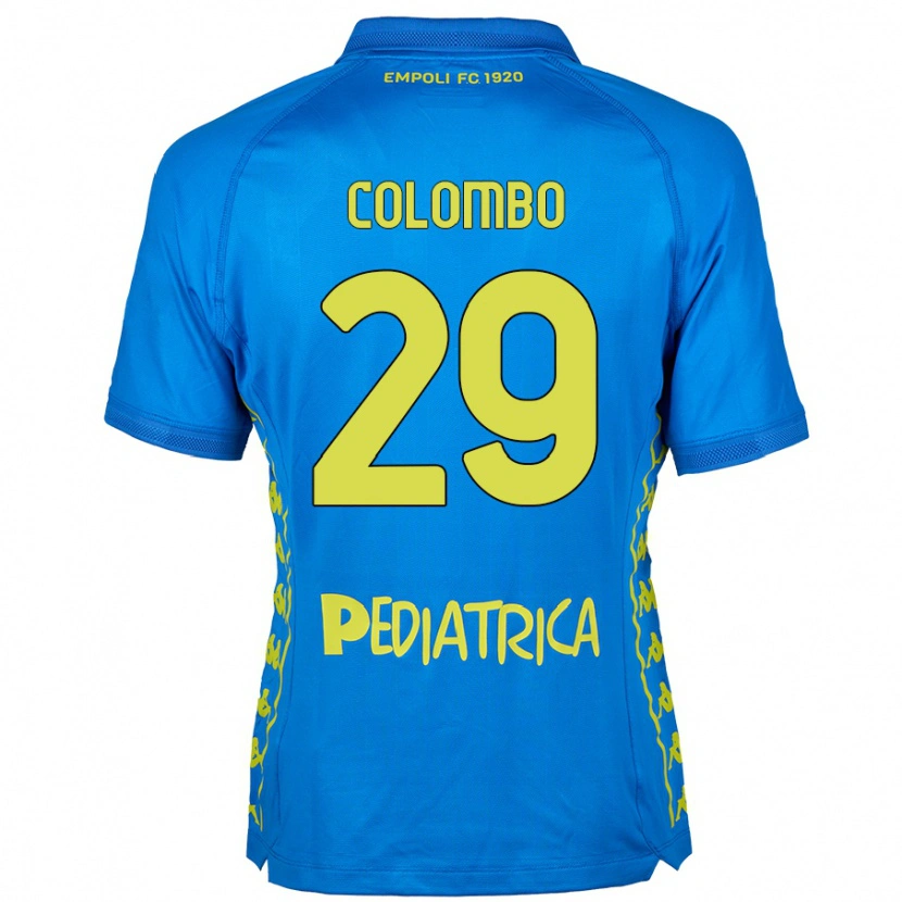 Danxen Kinder Lorenzo Colombo #29 Blau Heimtrikot Trikot 2024/25 T-Shirt Schweiz