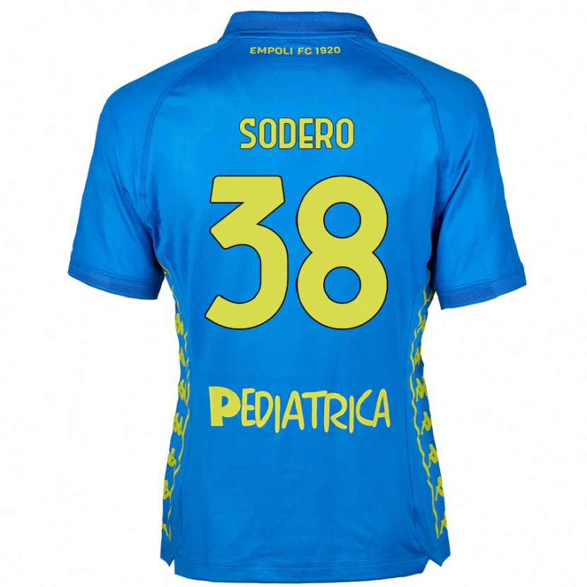 Danxen Kinder Andrea Sodero #38 Blau Heimtrikot Trikot 2024/25 T-Shirt Schweiz