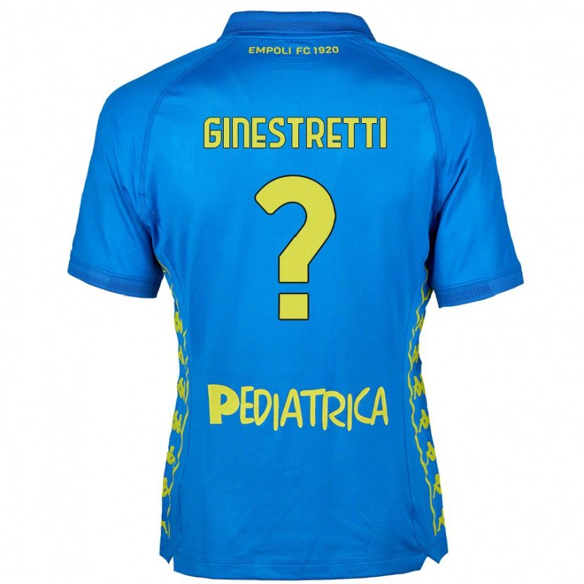 Danxen Kinder Davide Ginestretti #0 Blau Heimtrikot Trikot 2024/25 T-Shirt Schweiz