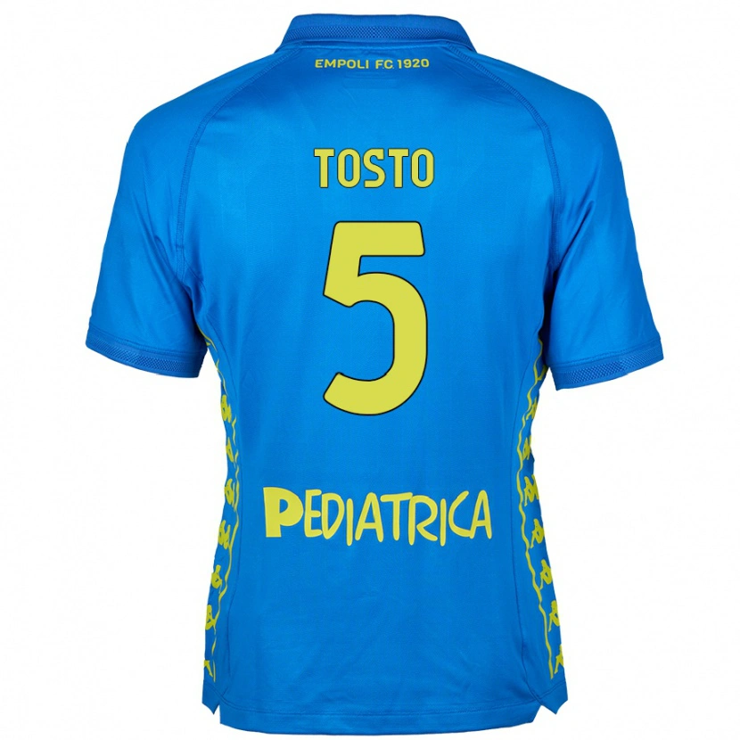 Danxen Kinder Lorenzo Tosto #5 Blau Heimtrikot Trikot 2024/25 T-Shirt Schweiz