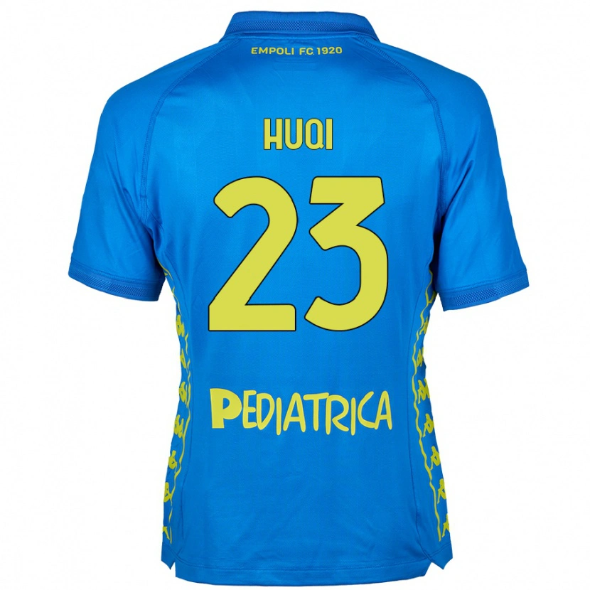 Danxen Kinder Mattia Huqi #23 Blau Heimtrikot Trikot 2024/25 T-Shirt Schweiz