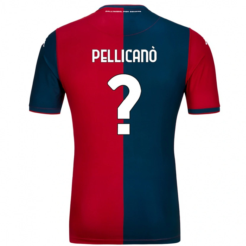 Danxen Kinder Antonino Pellicanò #0 Rot Dunkelblau Heimtrikot Trikot 2024/25 T-Shirt Schweiz