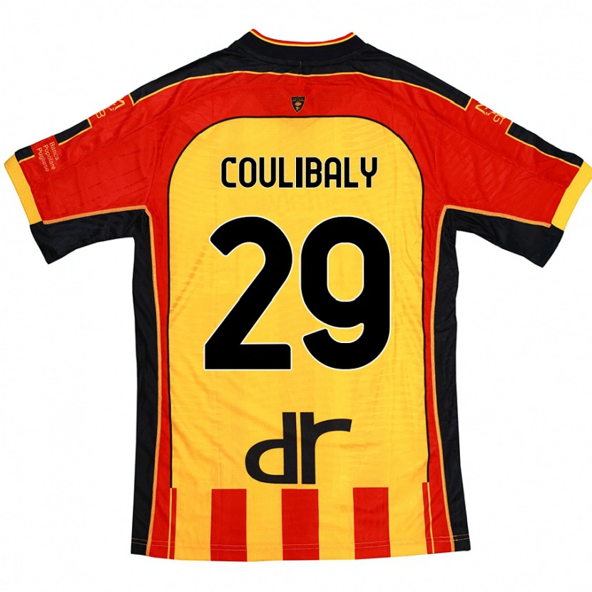 Danxen Kinder Lassana Coulibaly #29 Gelb Rot Heimtrikot Trikot 2024/25 T-Shirt Schweiz