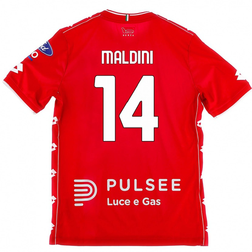 Danxen Kinder Daniel Maldini #14 Rot Weiß Heimtrikot Trikot 2024/25 T-Shirt Schweiz