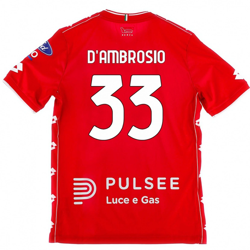 Danxen Kinder Danilo D'ambrosio #33 Rot Weiß Heimtrikot Trikot 2024/25 T-Shirt Schweiz