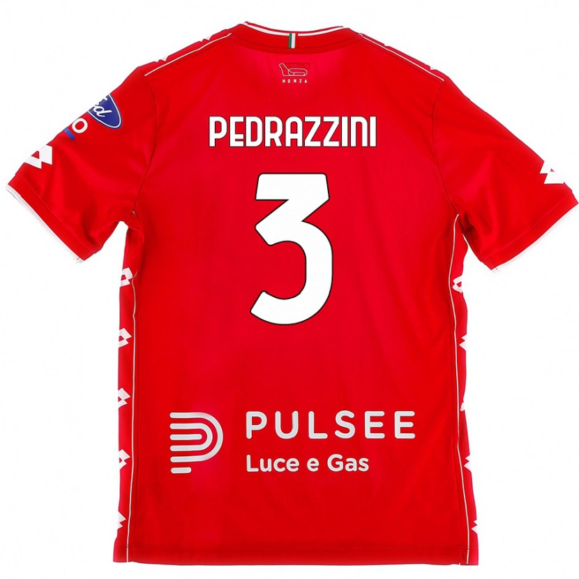 Danxen Kinder Carlo Pedrazzini #3 Rot Weiß Heimtrikot Trikot 2024/25 T-Shirt Schweiz