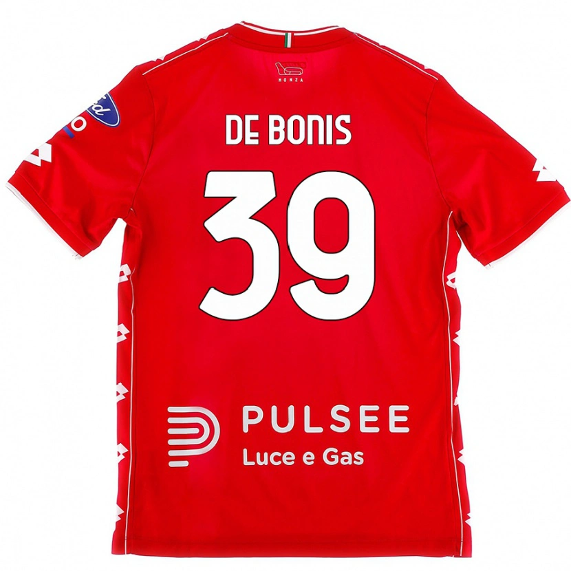 Danxen Kinder Andrea De Bonis #39 Rot Weiß Heimtrikot Trikot 2024/25 T-Shirt Schweiz