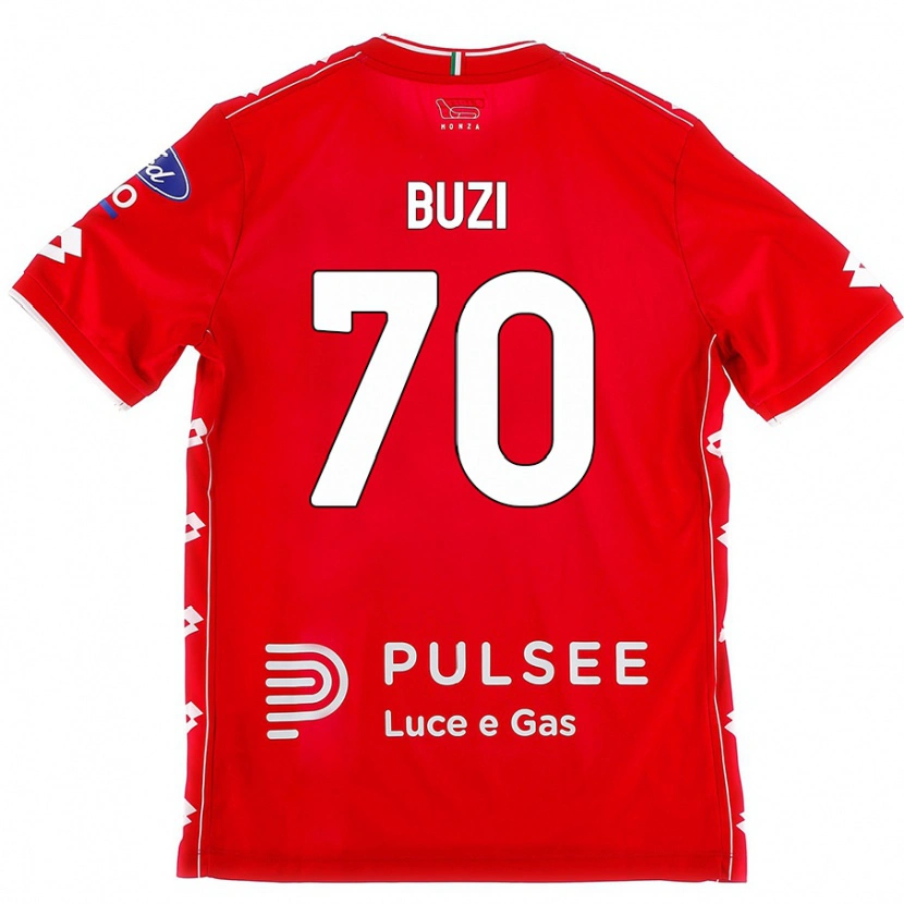 Danxen Kinder Luis Buzi #70 Rot Weiß Heimtrikot Trikot 2024/25 T-Shirt Schweiz