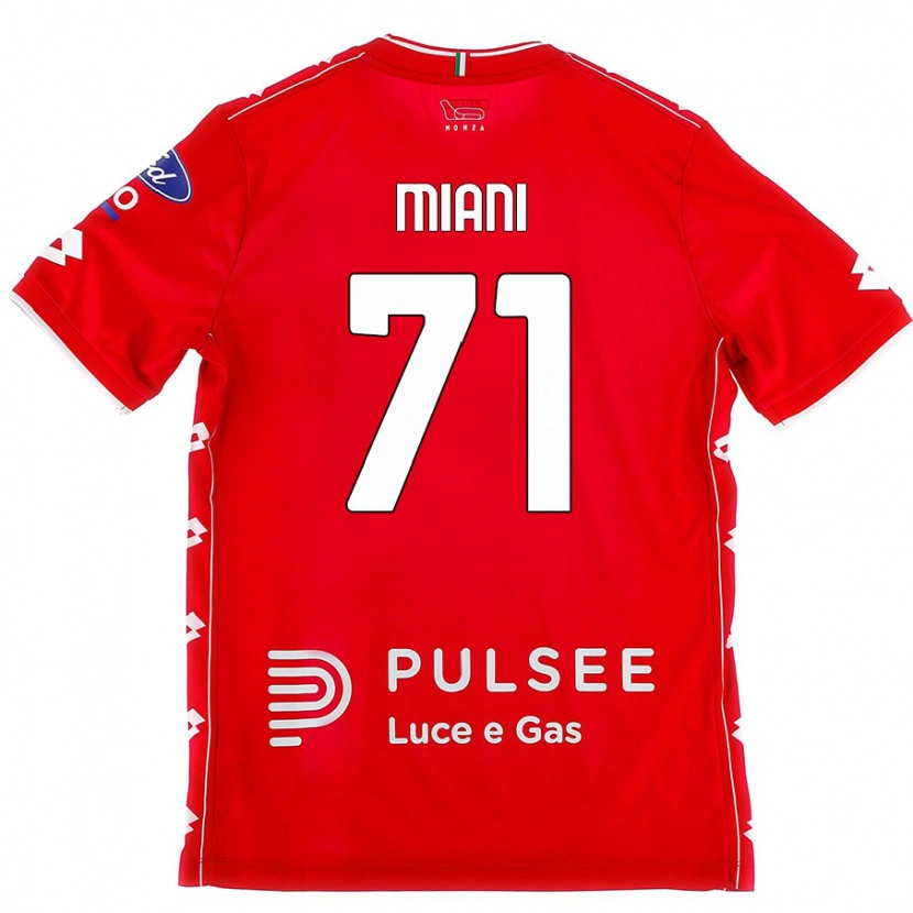 Danxen Kinder Arthur Miani #71 Rot Weiß Heimtrikot Trikot 2024/25 T-Shirt Schweiz