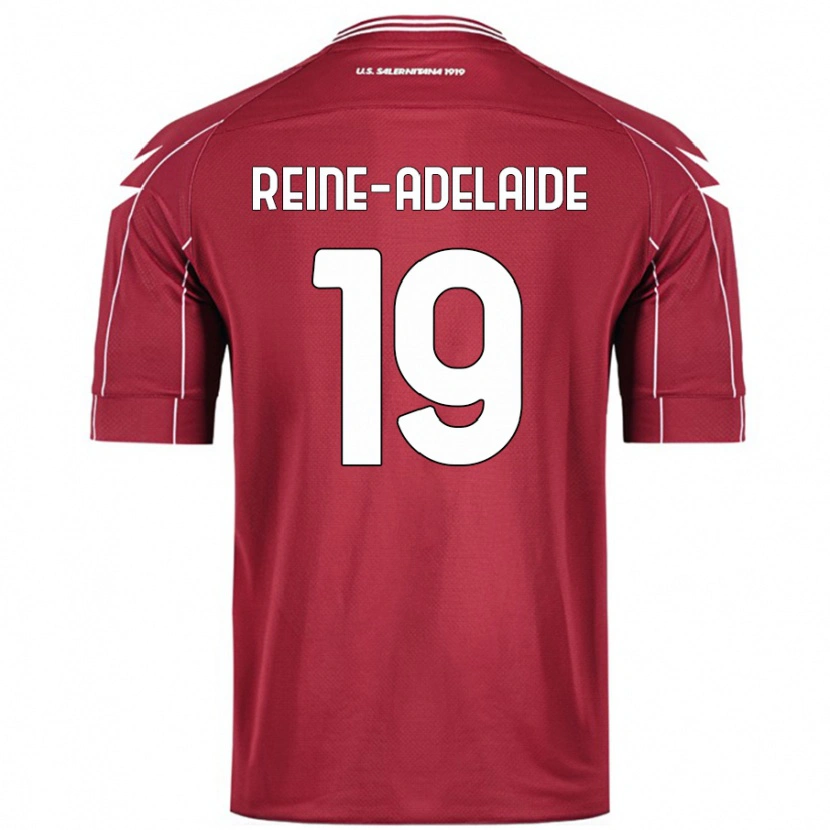 Danxen Kinder Jeff Reine-Adélaïde #19 Burgundrot Heimtrikot Trikot 2024/25 T-Shirt Schweiz