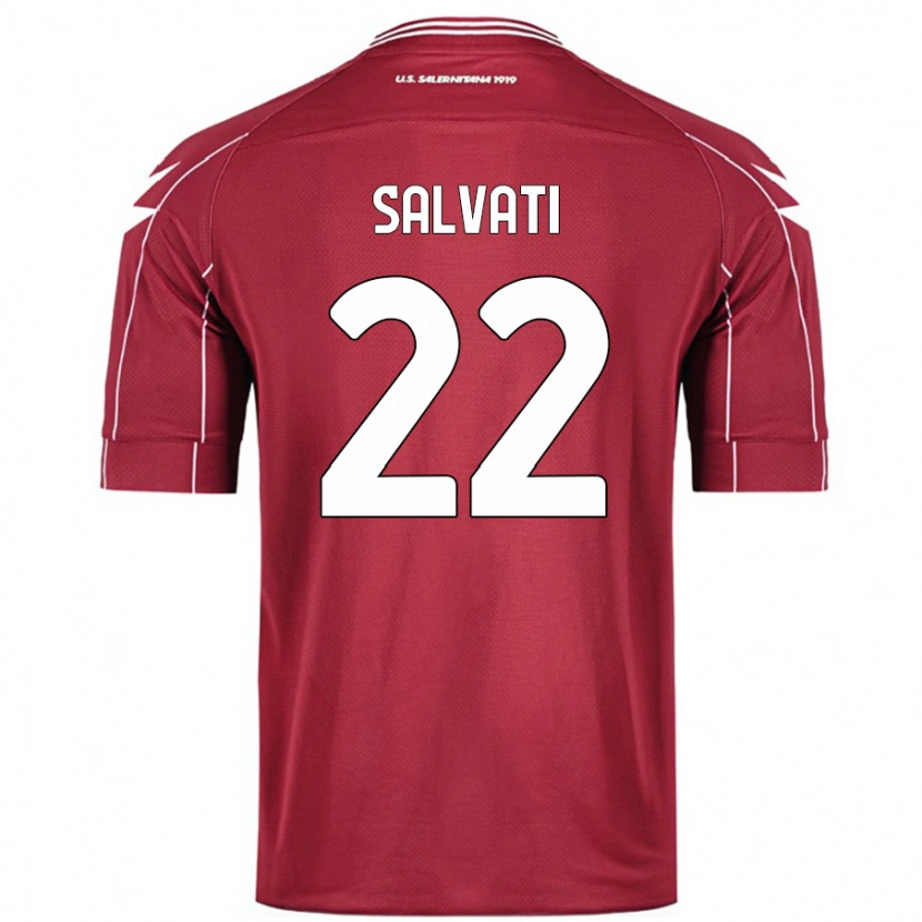 Danxen Kinder Gregorio Salvati #22 Burgundrot Heimtrikot Trikot 2024/25 T-Shirt Schweiz