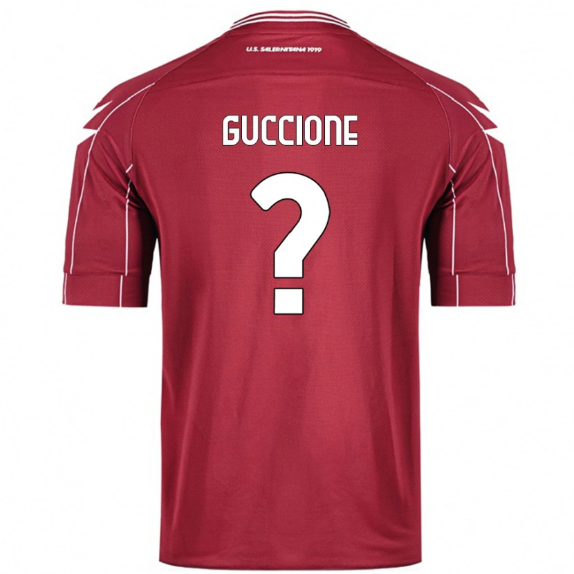 Danxen Kinder Niccolò Guccione #0 Burgundrot Heimtrikot Trikot 2024/25 T-Shirt Schweiz