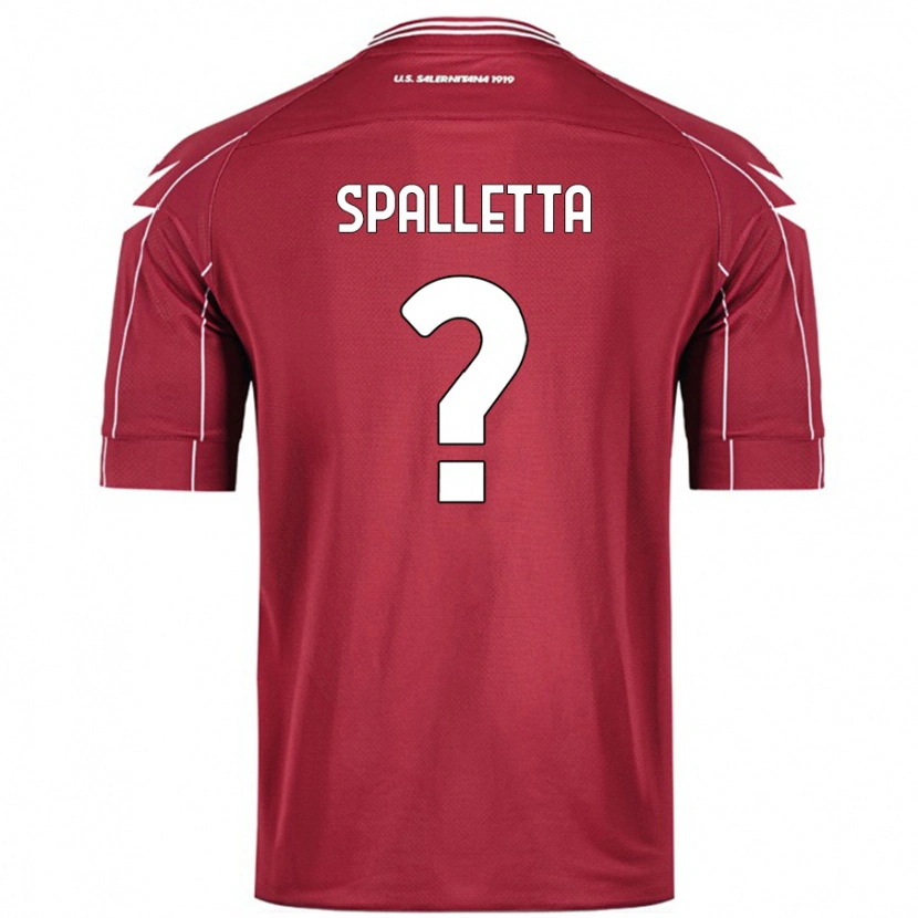 Danxen Kinder Emanuele Spalletta #0 Burgundrot Heimtrikot Trikot 2024/25 T-Shirt Schweiz