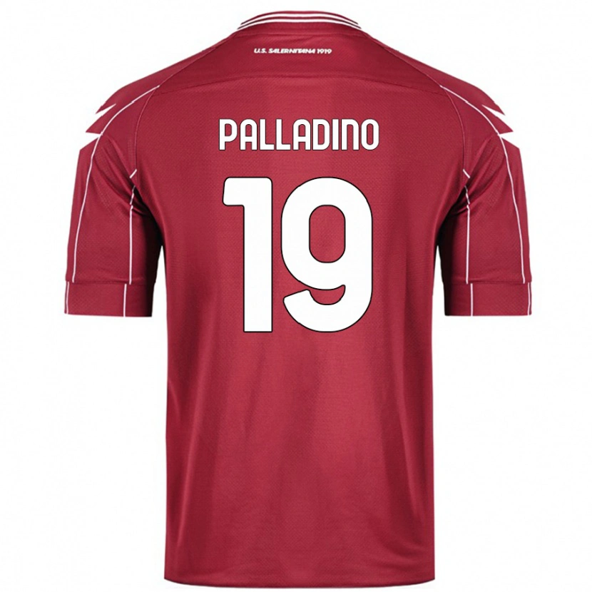 Danxen Kinder Alfonso Palladino #19 Burgundrot Heimtrikot Trikot 2024/25 T-Shirt Schweiz