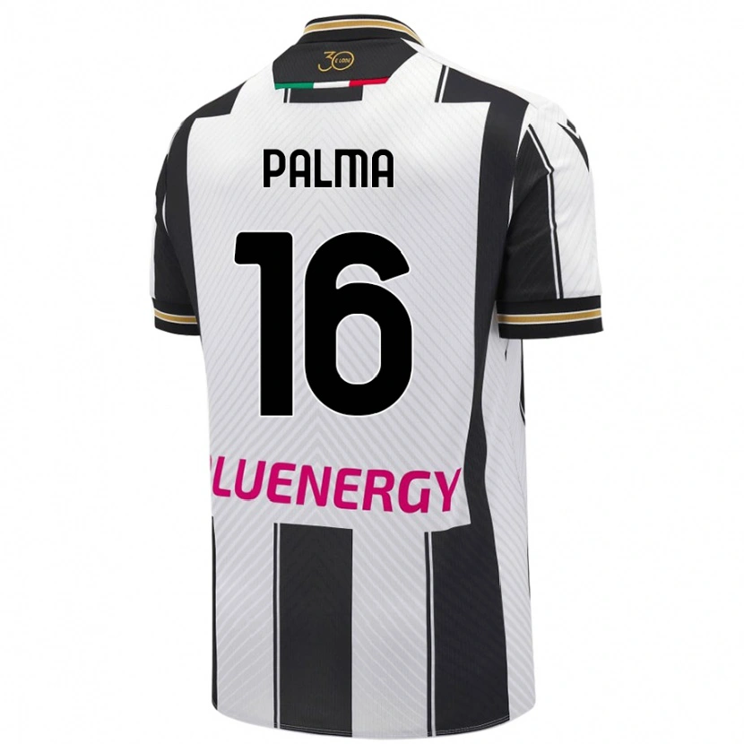 Danxen Kinder Matteo Palma #16 Weiß Schwarz Heimtrikot Trikot 2024/25 T-Shirt Schweiz