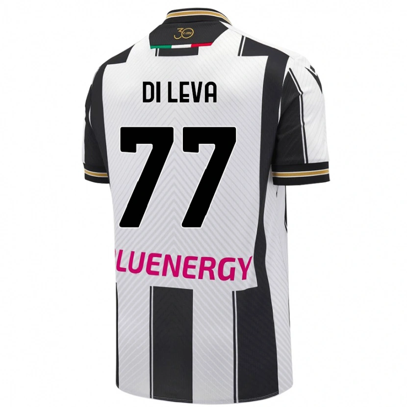 Danxen Kinder Vincenzo Di Leva #77 Weiß Schwarz Heimtrikot Trikot 2024/25 T-Shirt Schweiz