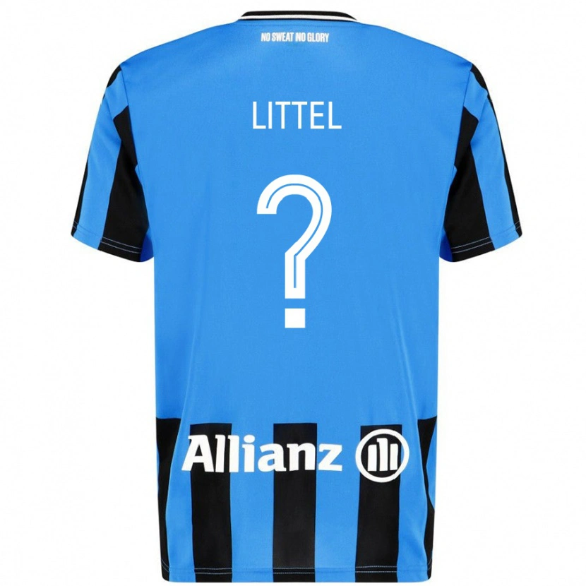 Danxen Kinder Amy Littel #0 Himmelblau Schwarz Heimtrikot Trikot 2024/25 T-Shirt Schweiz