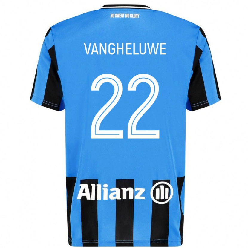 Danxen Kinder Jody Vangheluwe #22 Himmelblau Schwarz Heimtrikot Trikot 2024/25 T-Shirt Schweiz