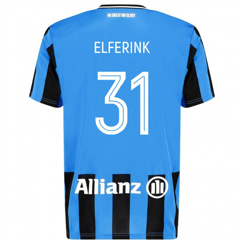 Danxen Kinder Marie Elferink #31 Himmelblau Schwarz Heimtrikot Trikot 2024/25 T-Shirt Schweiz