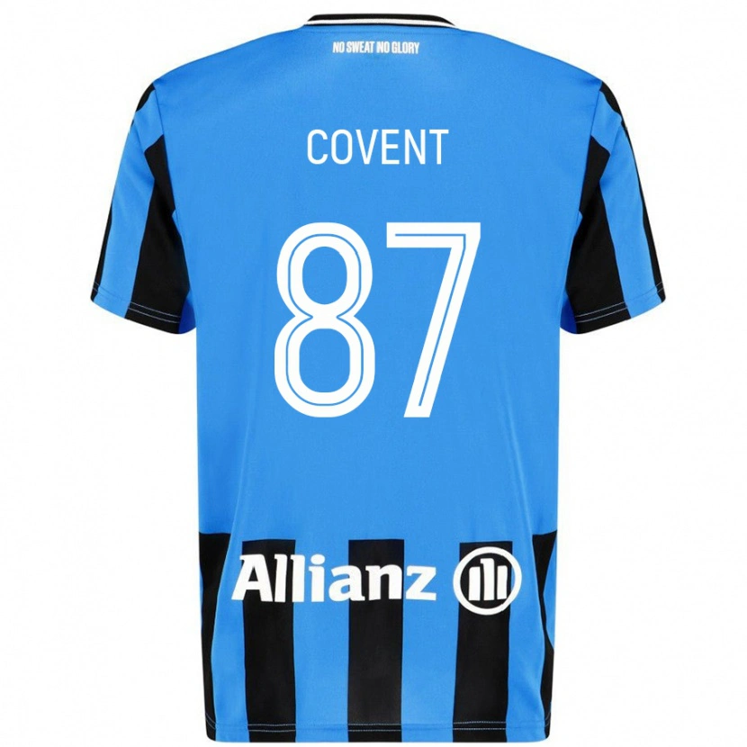 Danxen Kinder Jorijn Covent #87 Himmelblau Schwarz Heimtrikot Trikot 2024/25 T-Shirt Schweiz