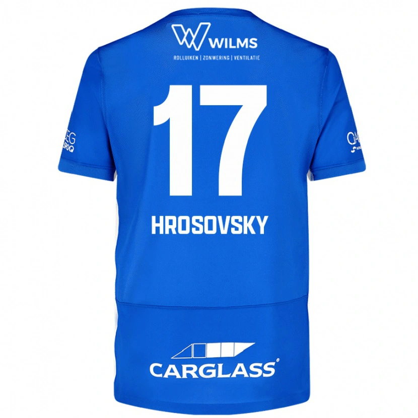 Danxen Kinder Patrik Hrosovsky #17 Blau Heimtrikot Trikot 2024/25 T-Shirt Schweiz