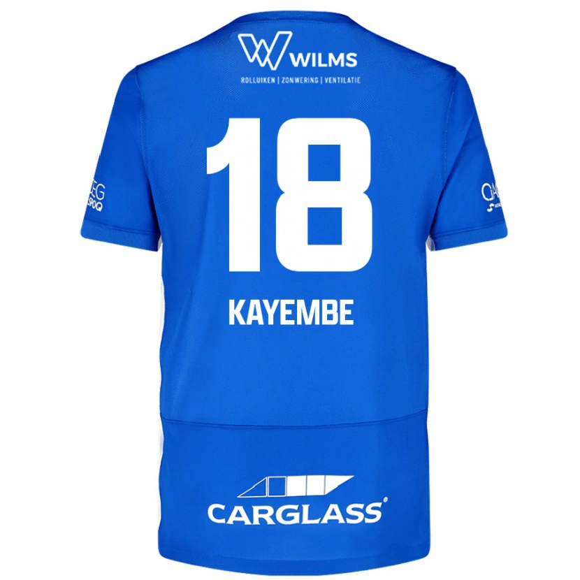 Danxen Kinder Joris Kayembe #18 Blau Heimtrikot Trikot 2024/25 T-Shirt Schweiz