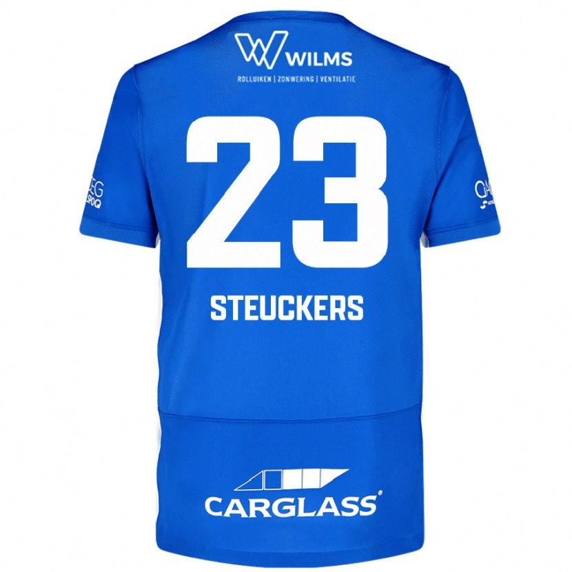 Danxen Kinder Jarne Steuckers #23 Blau Heimtrikot Trikot 2024/25 T-Shirt Schweiz