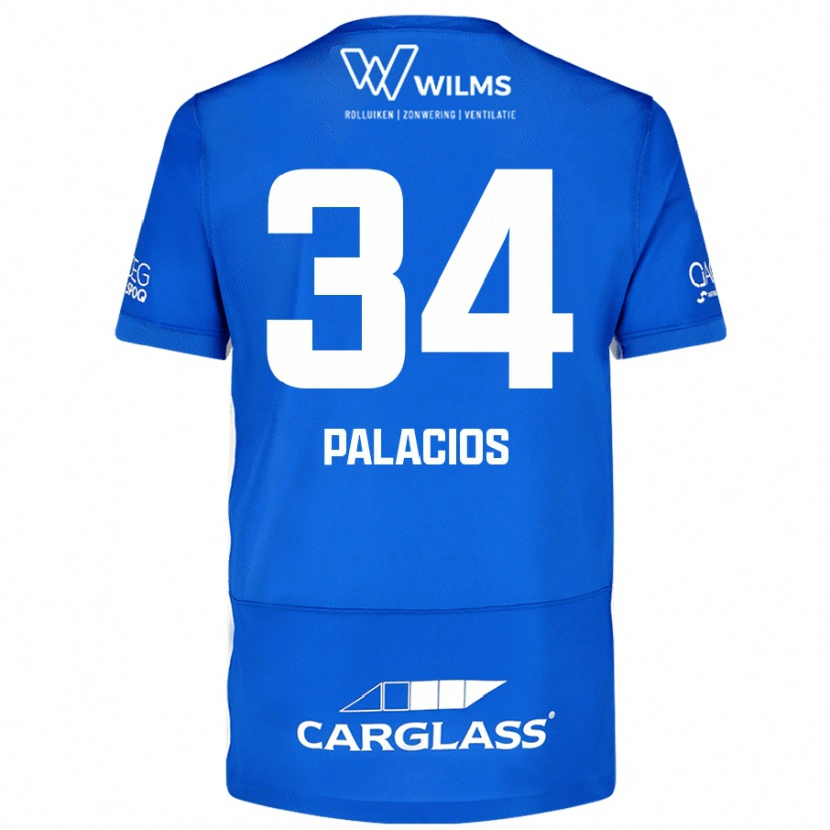 Danxen Kinder Adrián Palacios #34 Blau Heimtrikot Trikot 2024/25 T-Shirt Schweiz