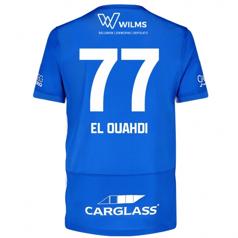 Danxen Kinder Zakaria El Ouahdi #77 Blau Heimtrikot Trikot 2024/25 T-Shirt Schweiz