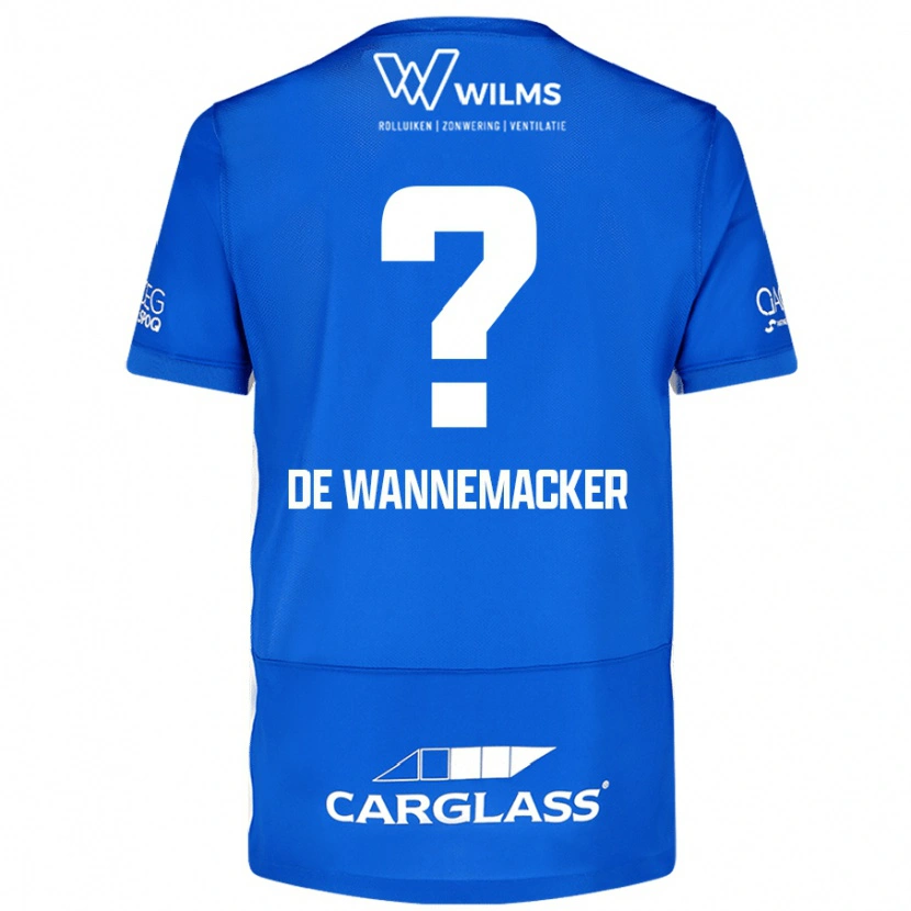 Danxen Kinder August De Wannemacker #0 Blau Heimtrikot Trikot 2024/25 T-Shirt Schweiz