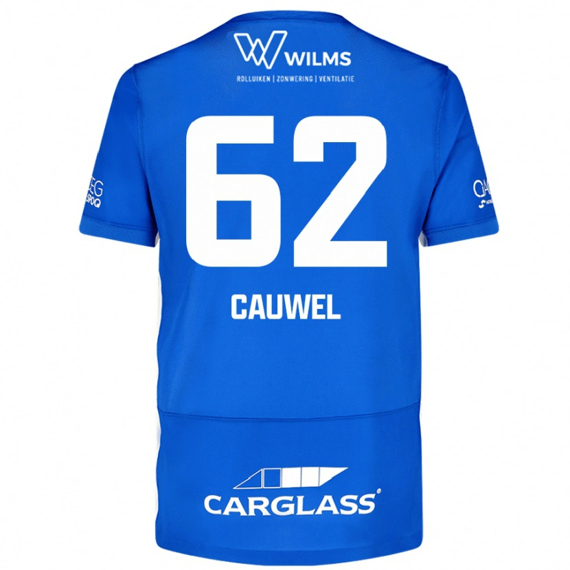 Danxen Kinder Michiel Cauwel #62 Blau Heimtrikot Trikot 2024/25 T-Shirt Schweiz