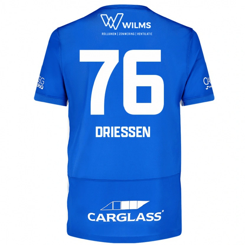 Danxen Kinder Jelle Driessen #76 Blau Heimtrikot Trikot 2024/25 T-Shirt Schweiz