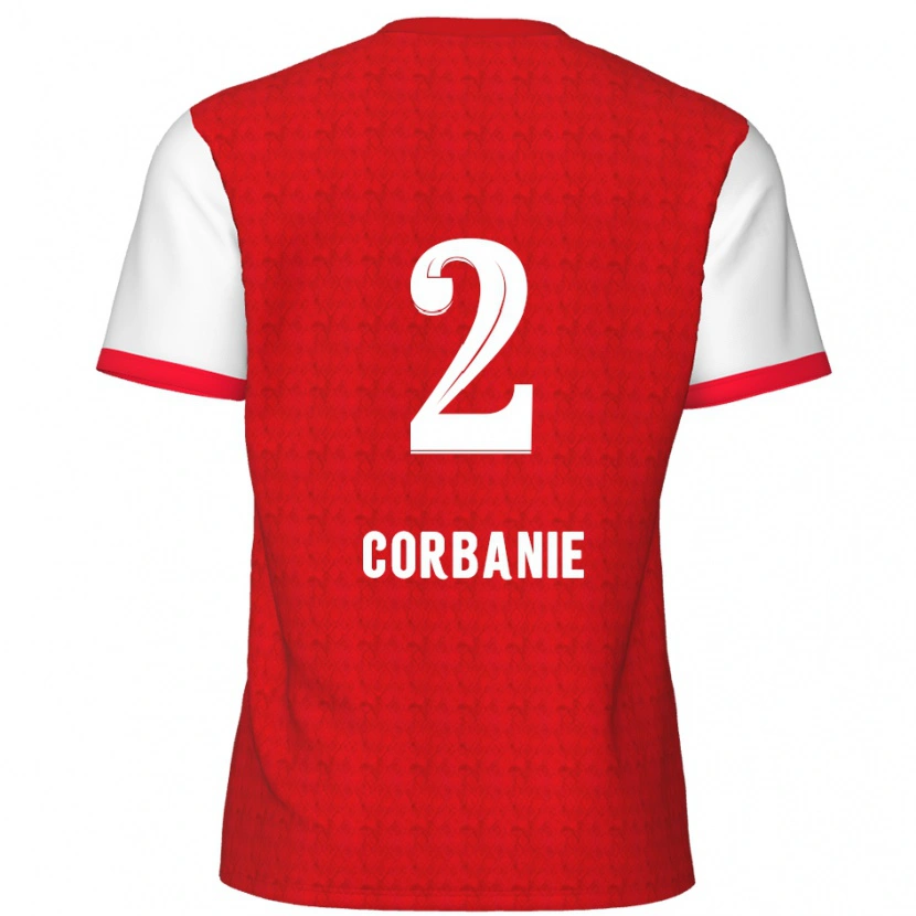 Danxen Kinder Kobe Corbanie #2 Rot Weiß Heimtrikot Trikot 2024/25 T-Shirt Schweiz