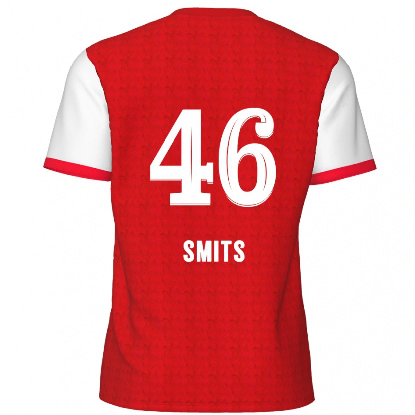 Danxen Kinder Milan Smits #46 Rot Weiß Heimtrikot Trikot 2024/25 T-Shirt Schweiz