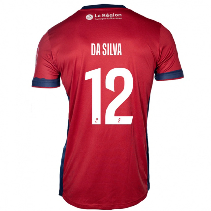 Danxen Kinder Damien Da Silva #12 Hellburgunderrot Heimtrikot Trikot 2024/25 T-Shirt Schweiz