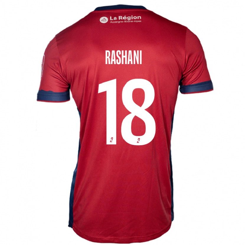 Danxen Kinder Elbasan Rashani #18 Hellburgunderrot Heimtrikot Trikot 2024/25 T-Shirt Schweiz