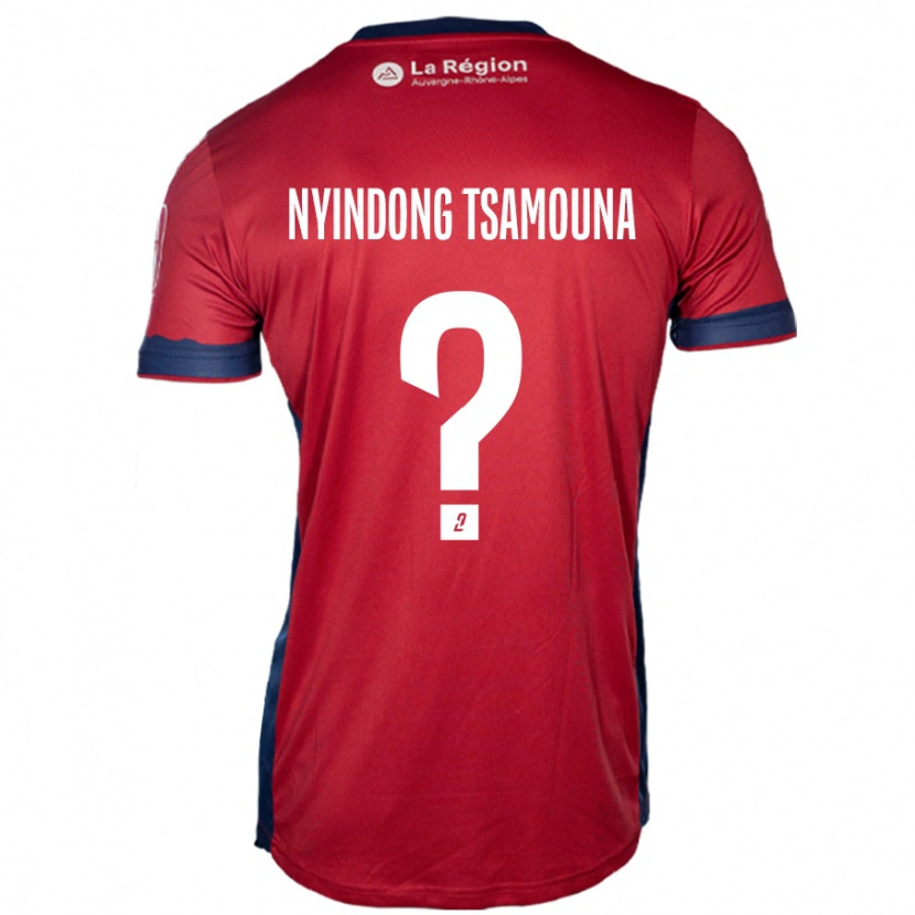 Danxen Kinder Jean Nyindong Tsamouna #0 Hellburgunderrot Heimtrikot Trikot 2024/25 T-Shirt Schweiz