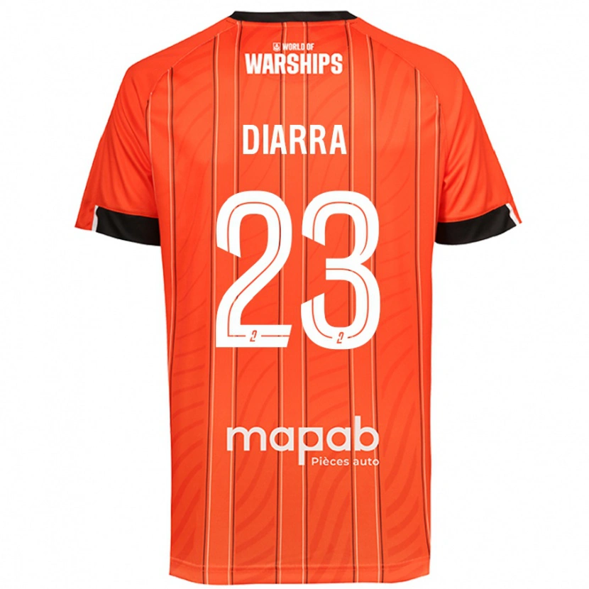 Danxen Kinder Stéphane Diarra #23 Orange Heimtrikot Trikot 2024/25 T-Shirt Schweiz