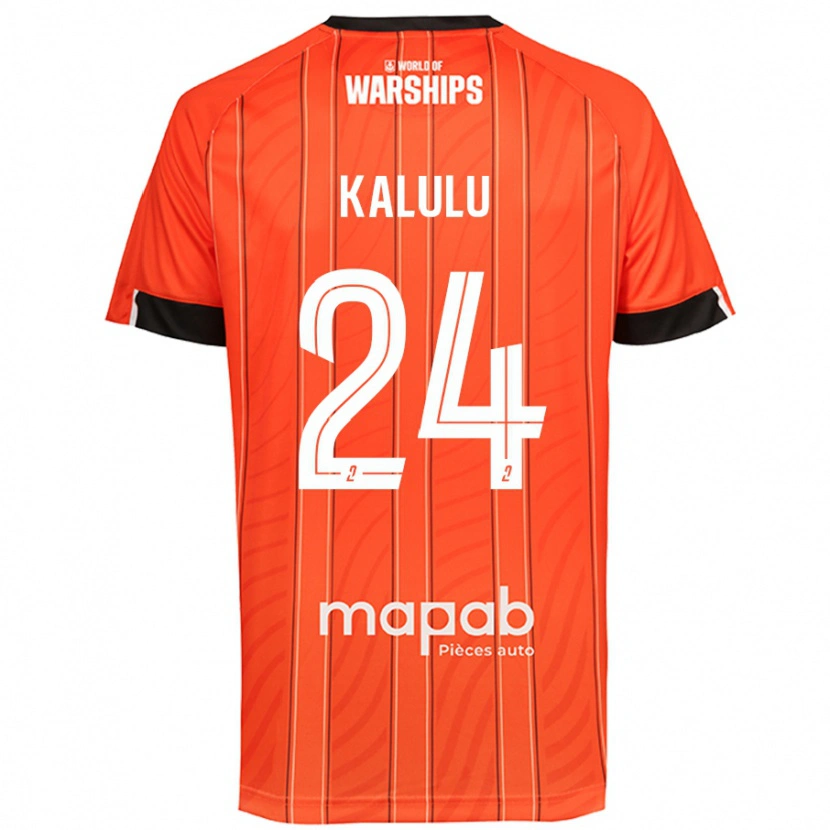 Danxen Kinder Gédéon Kalulu #24 Orange Heimtrikot Trikot 2024/25 T-Shirt Schweiz