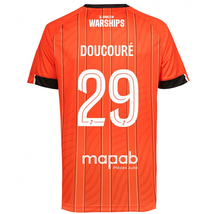 Danxen Kinder Siriné Doucouré #29 Orange Heimtrikot Trikot 2024/25 T-Shirt Schweiz