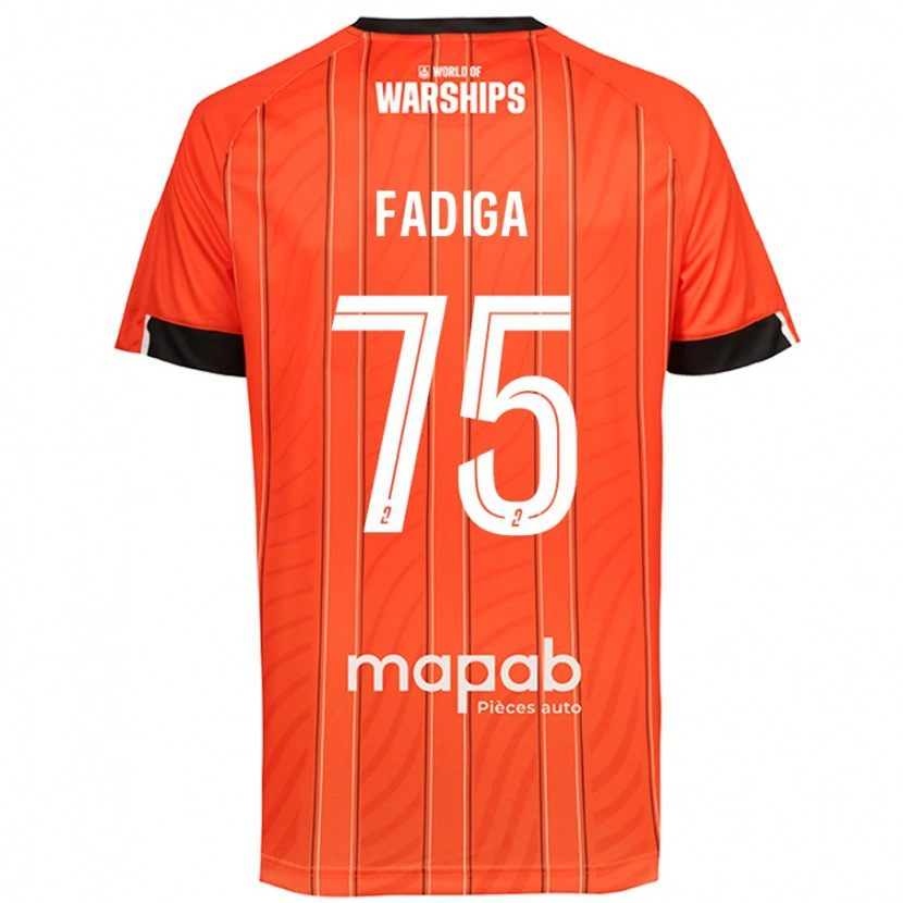 Danxen Kinder Bandiougou Fadiga #75 Orange Heimtrikot Trikot 2024/25 T-Shirt Schweiz