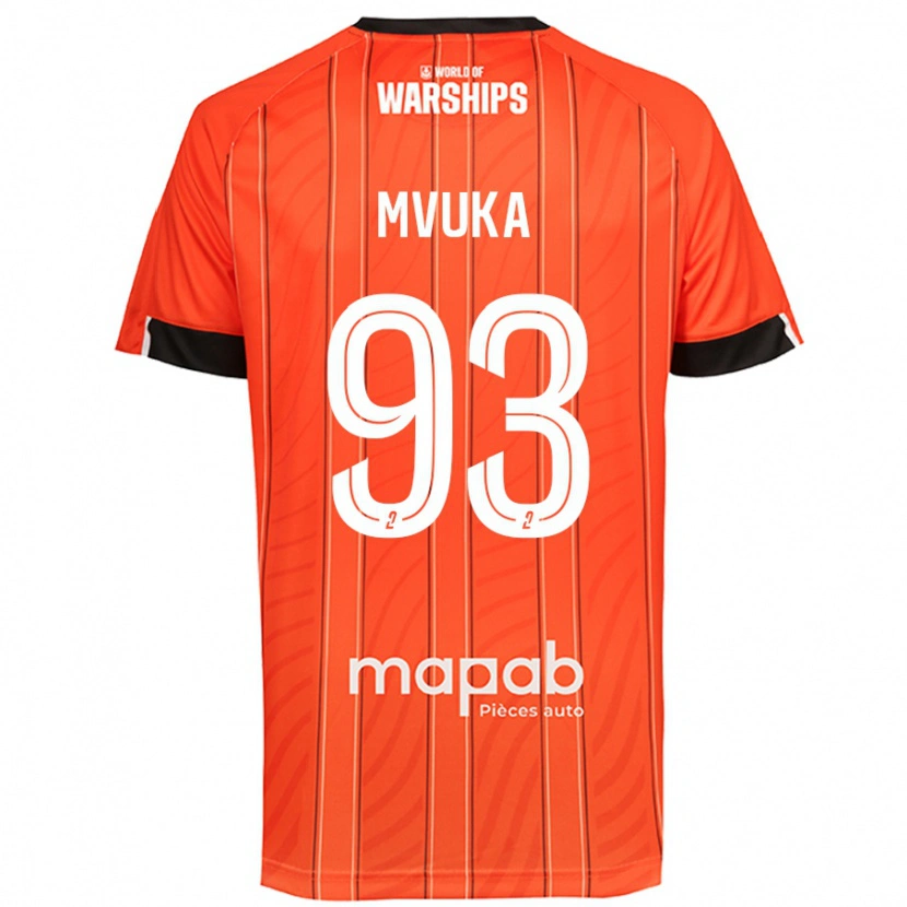 Danxen Kinder Joel Mvuka #93 Orange Heimtrikot Trikot 2024/25 T-Shirt Schweiz