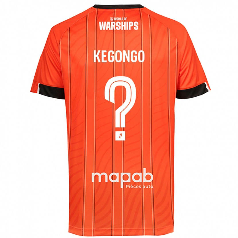 Danxen Kinder Clarence Kegongo #0 Orange Heimtrikot Trikot 2024/25 T-Shirt Schweiz