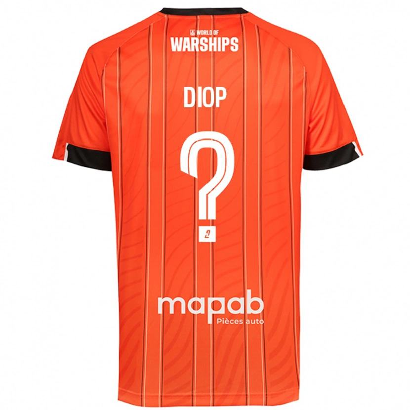 Danxen Kinder Samba Diop #0 Orange Heimtrikot Trikot 2024/25 T-Shirt Schweiz